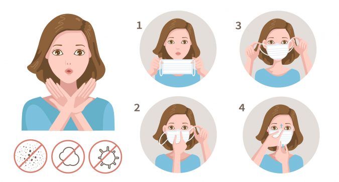 מסיכת מגן לפנים